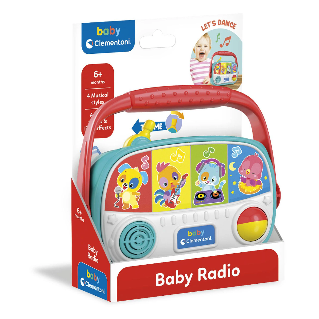 Clementoni Baby jucarie muzicala Radio interactiv 6m+
