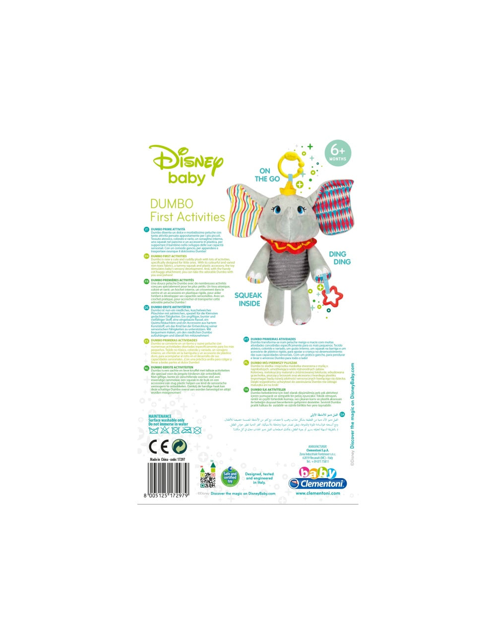Clementoni Baby jucarie plus cu activitati 6m+