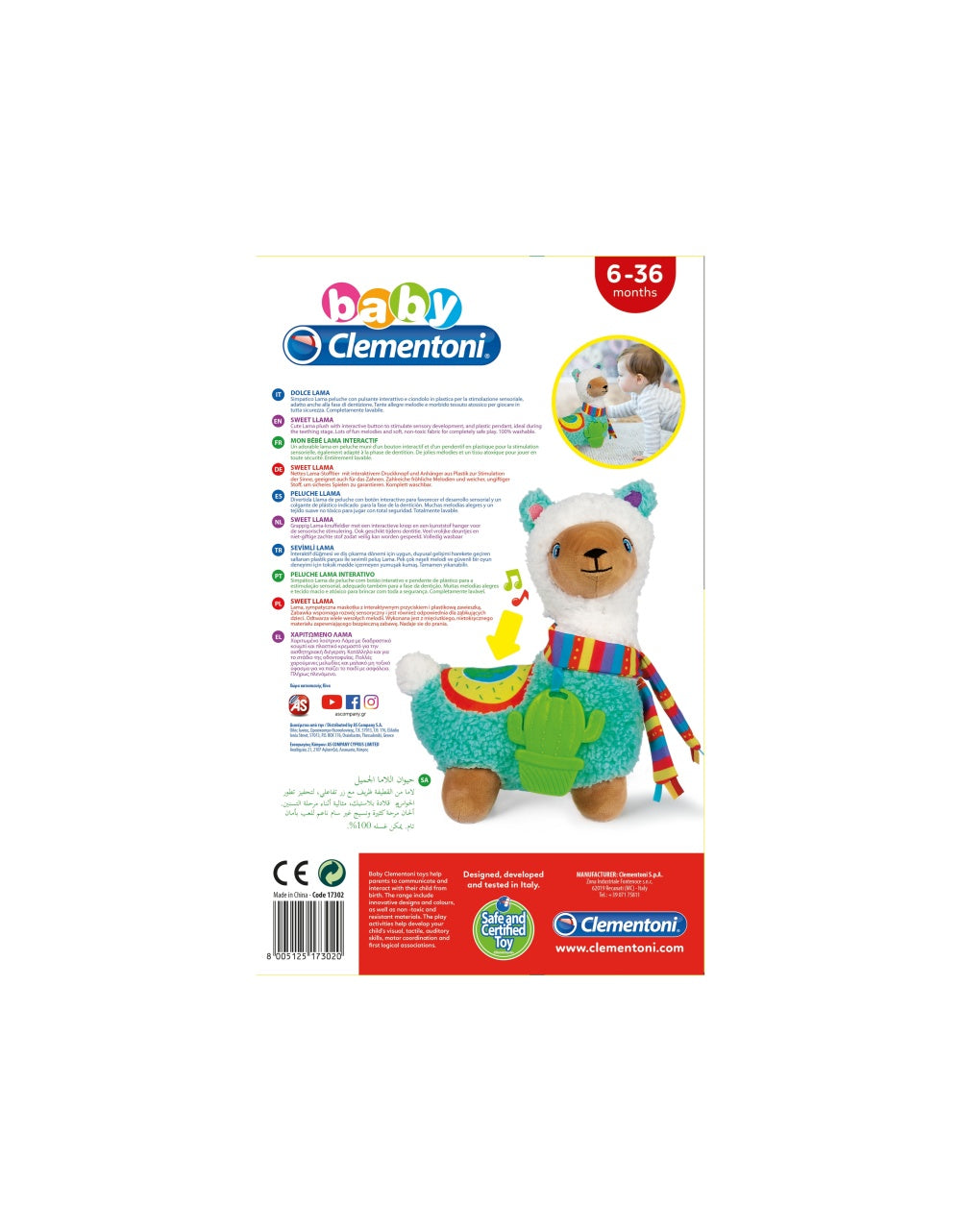 Clementoni Baby jucarie plus interactiva 6m+