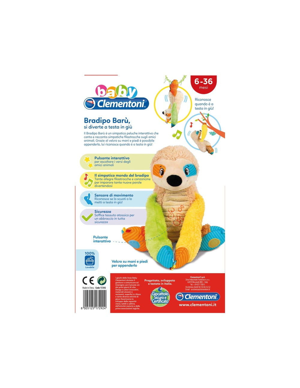 Clementoni Baby jucarie plus interactiva 6m+