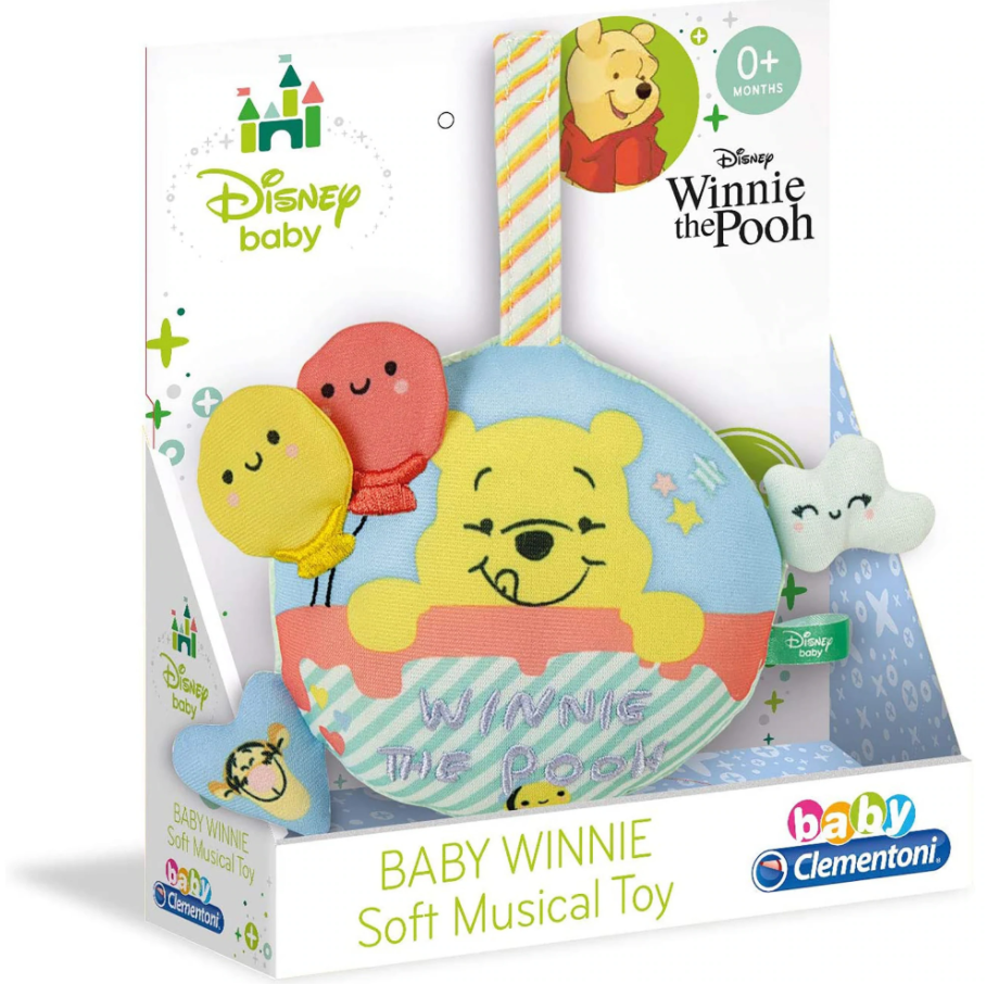 Clementoni Baby jucarie plus muzicala 0m+, Baby Winnie 01 Imagine principală a produsului