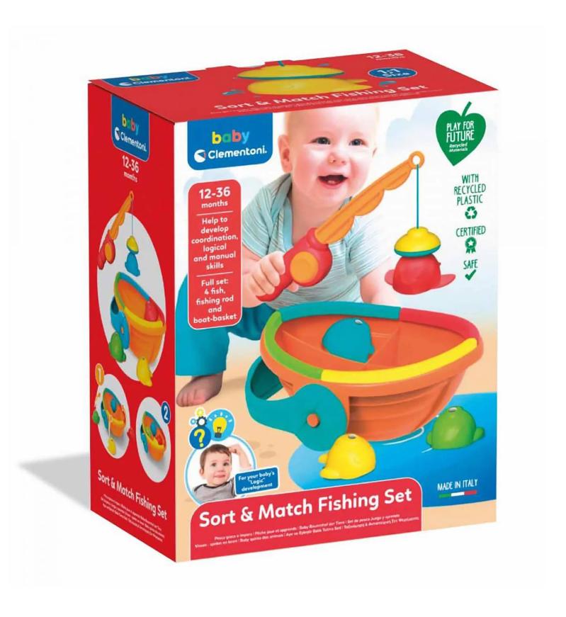 Clementoni Baby set logica 12m+ La pescuit