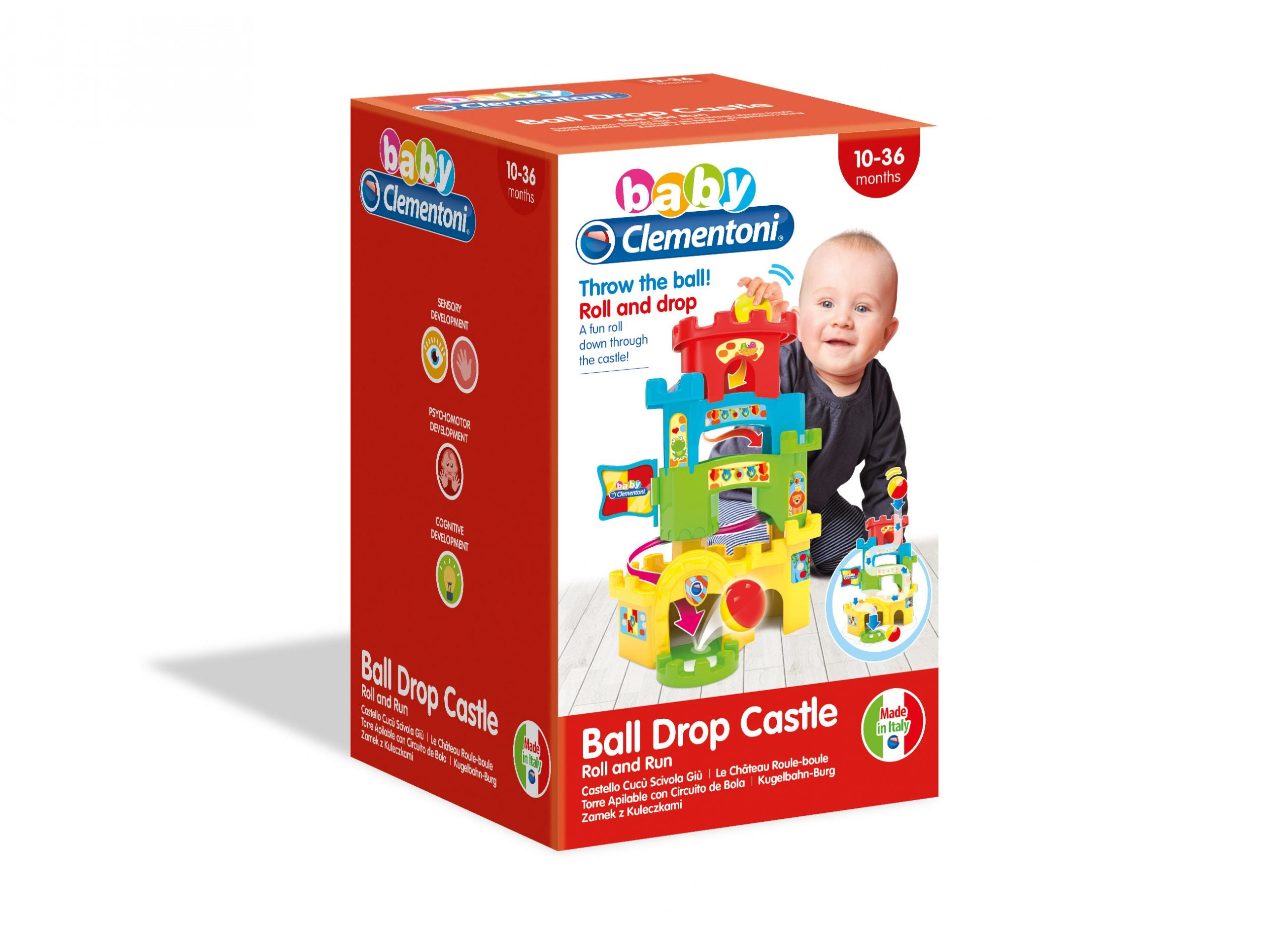 Clementoni Baby turn de stivuit cu bile pentru 10-36 luni 17226 02