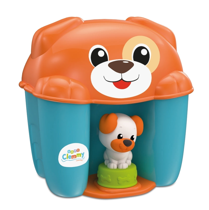 Clementoni Clemmy Soft jucarie cos catelus cu cuburi 6m+ 01 Imagine principală a produsului