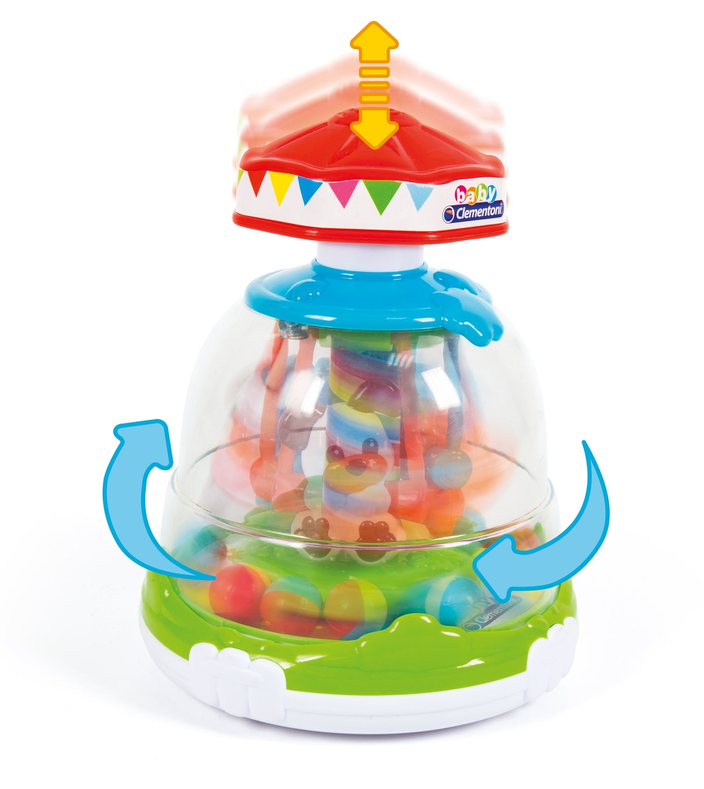 Clementoni jucarie rotativa parcul distractiv al animalelor 9 luni+ CL17193 02