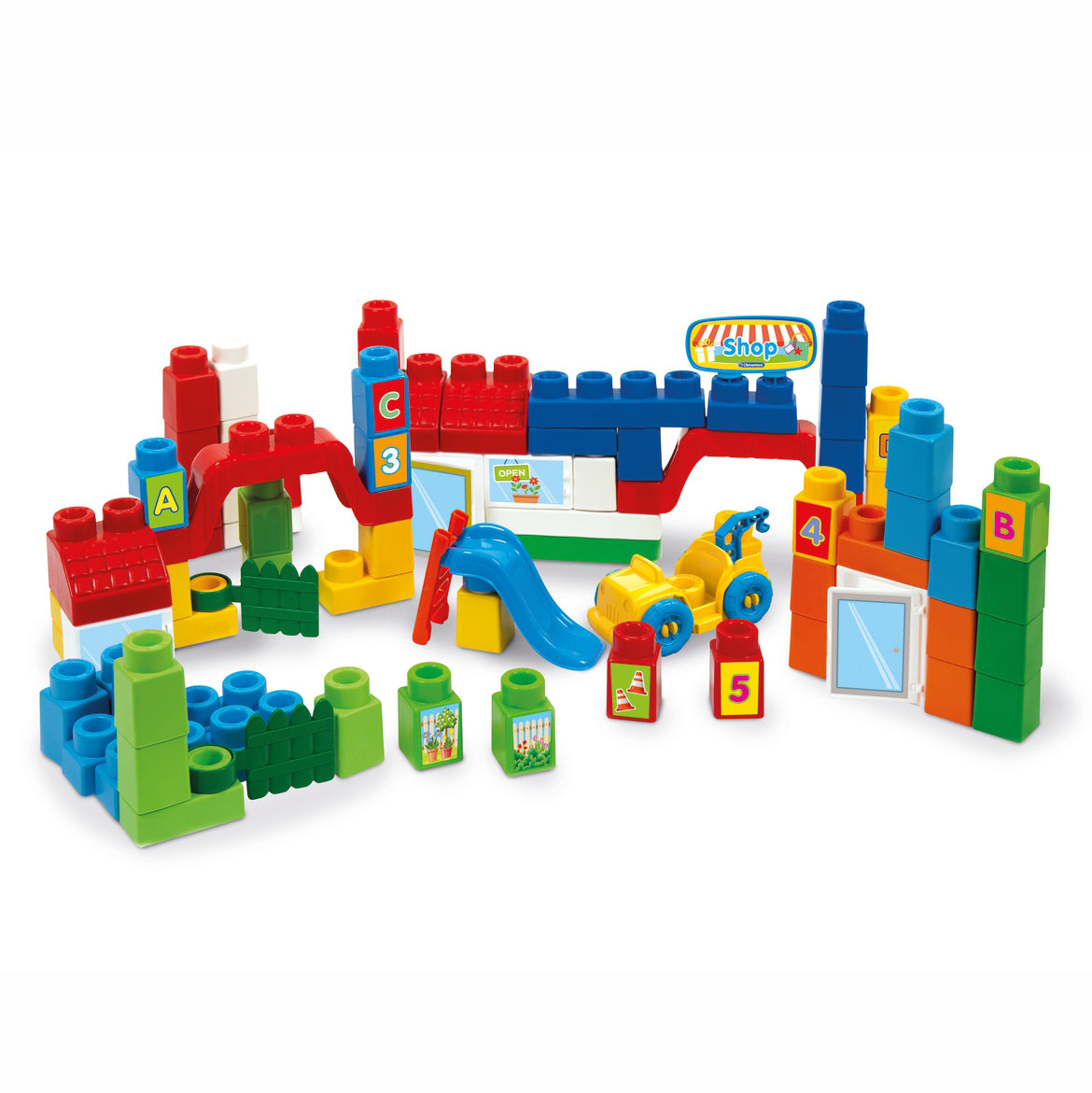 Clementoni jucarie set constructie 80 piese 18m+, Baieti 01 Imagine principală a produsului