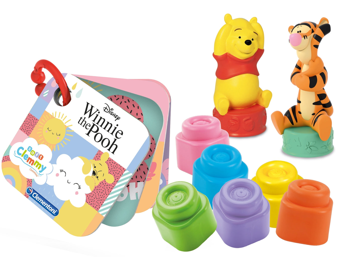 Clementoni jucarie set cuburi cu carticica 10m+, Winnie 01 Imagine principală a produsului