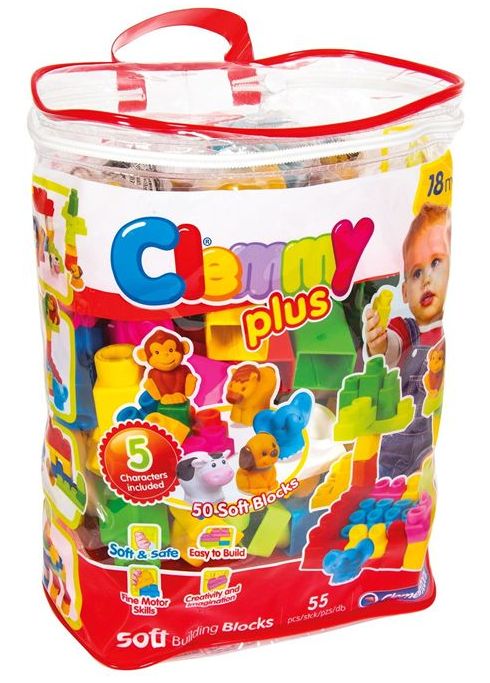 Clementoni set 50 de cuburi cu 5 figurine 01 Imagine principală a produsului