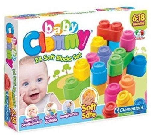 Clementoni set Clemmy Baby 24 cuburi moi