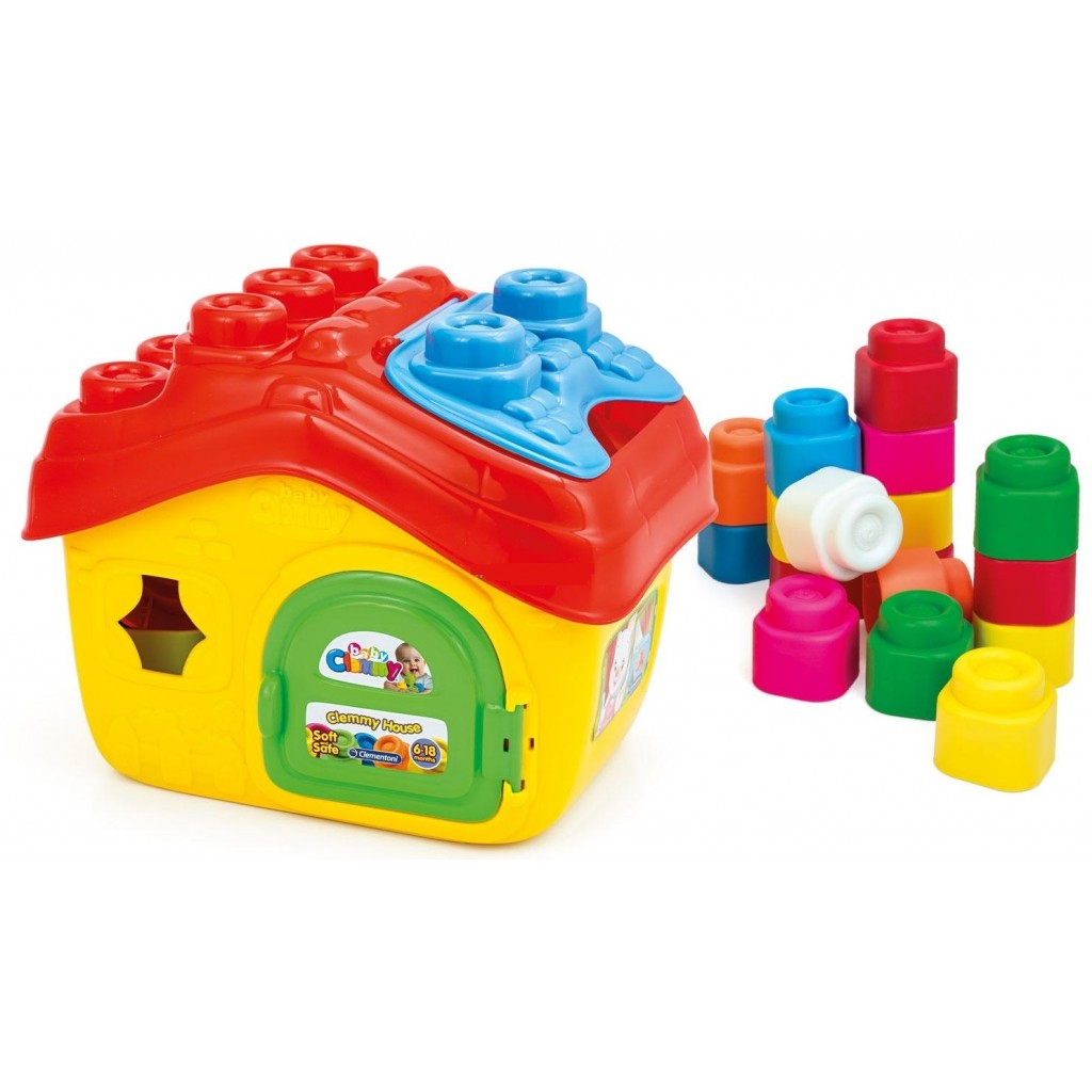 Clementoni casuta cu 15 cuburi Clemmy Plus 03