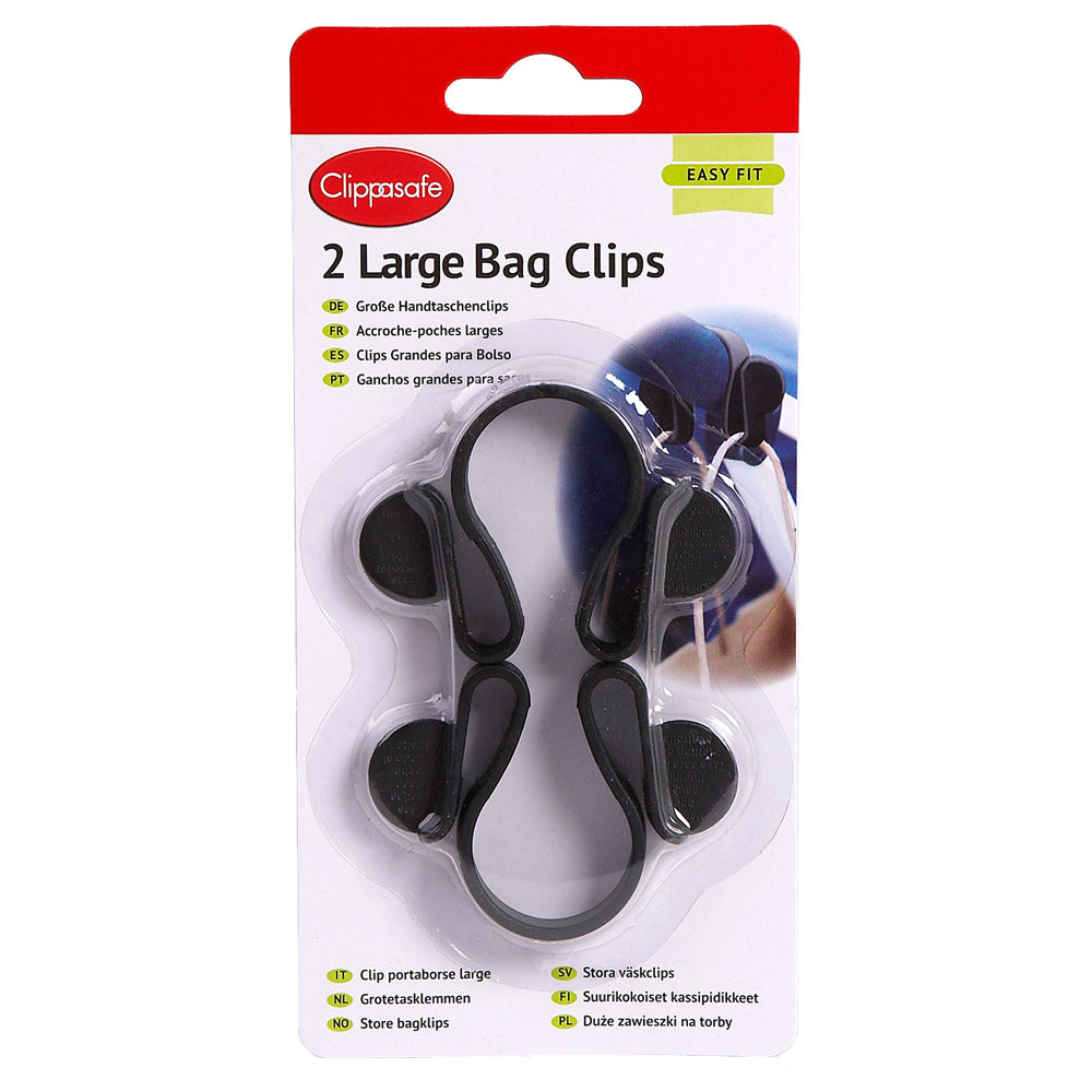 Clippasafe set carlige mari pentru carucior 2 buc