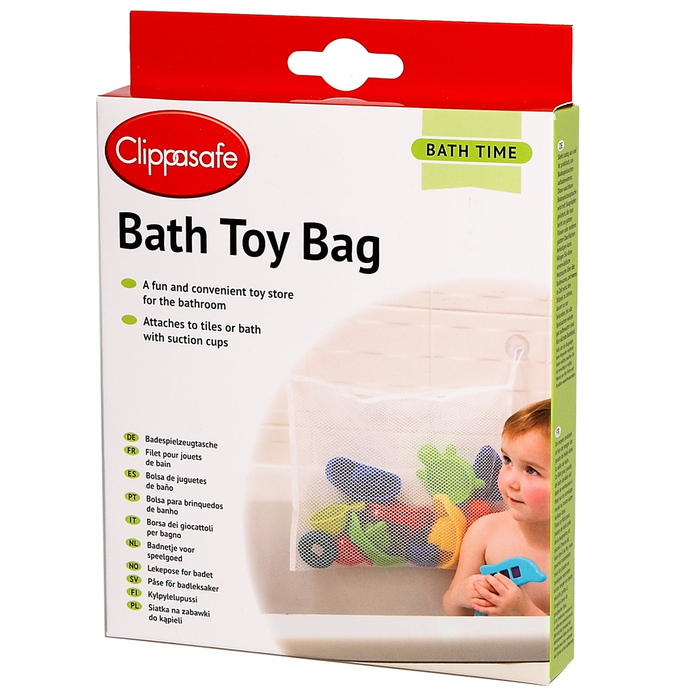 Clippasafe plasa pentru jucarii de baie 6m+ 45 01