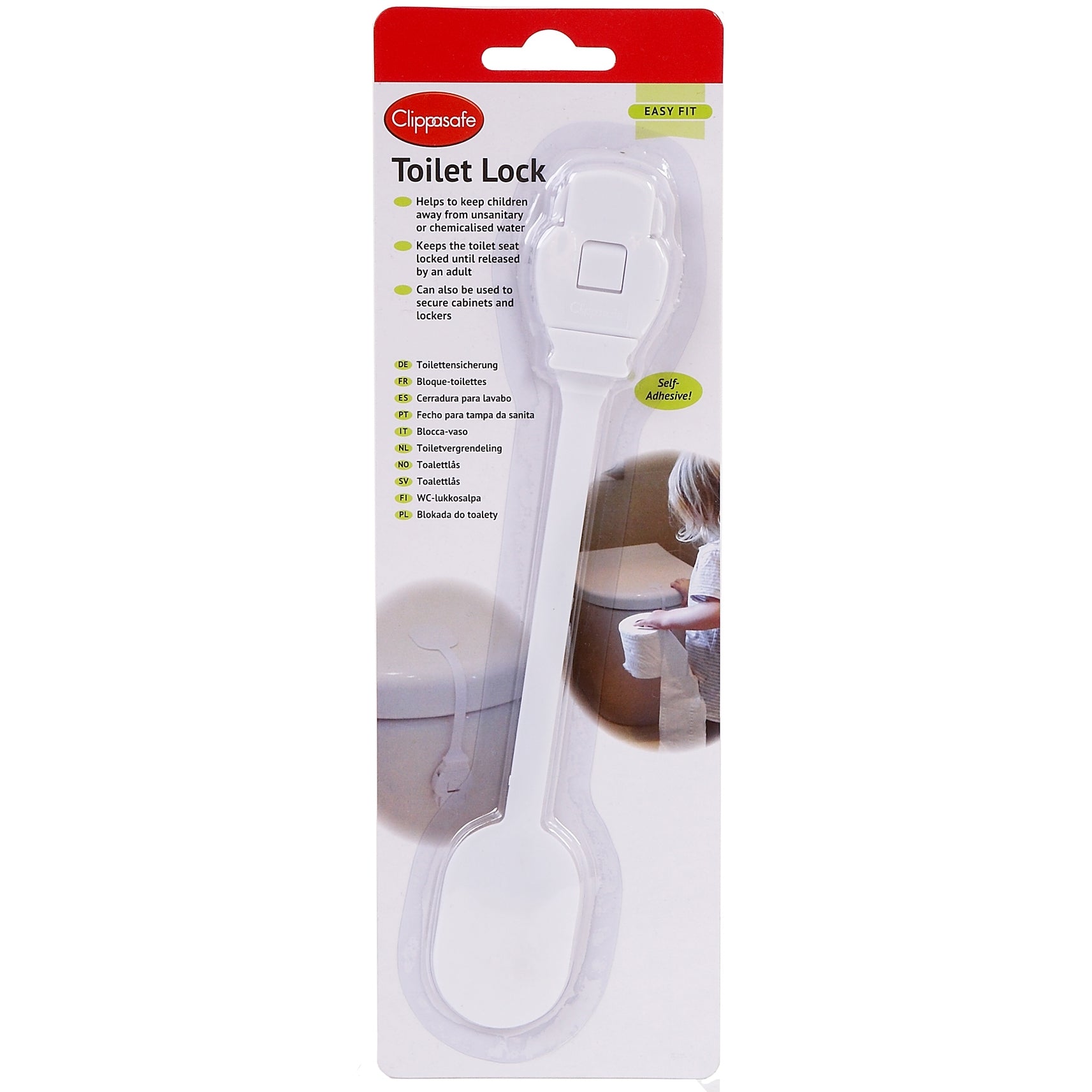 Clippasafe protectie capac toaleta 1 buc 80/1 01