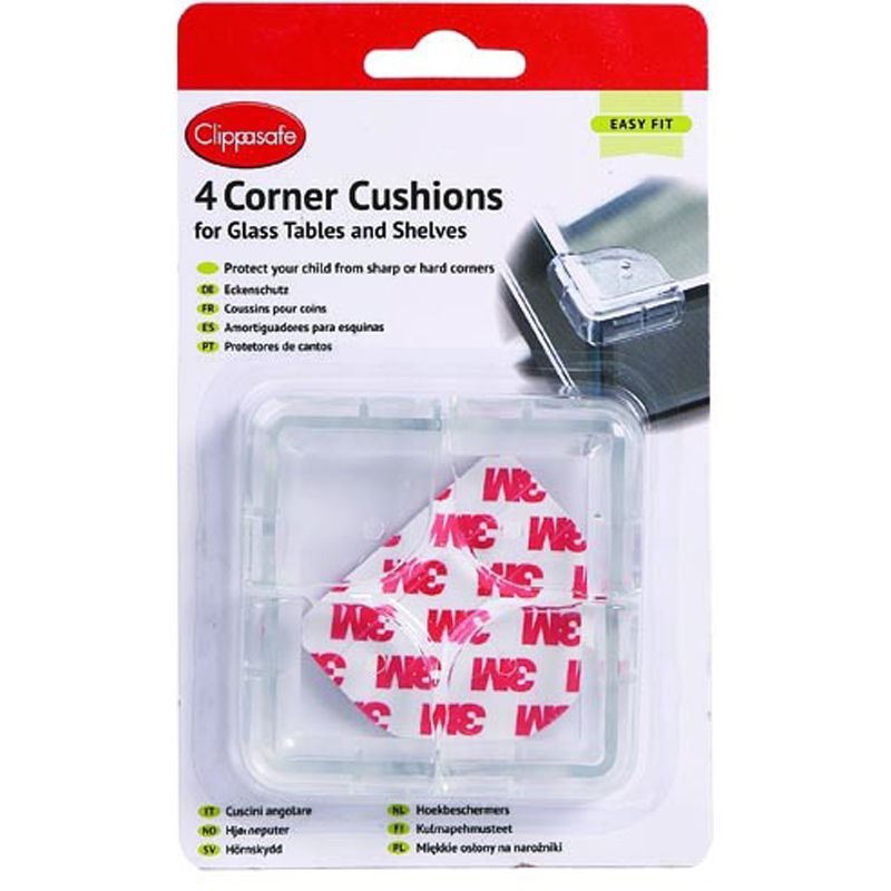 Clippasafe protectie colturi pentru sticla 4 buc 01
