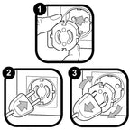 Clippasafe protectie priza 6 buc