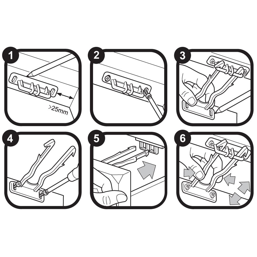 Clippasafe protectie sertare Drawer Locks 3 buc 04