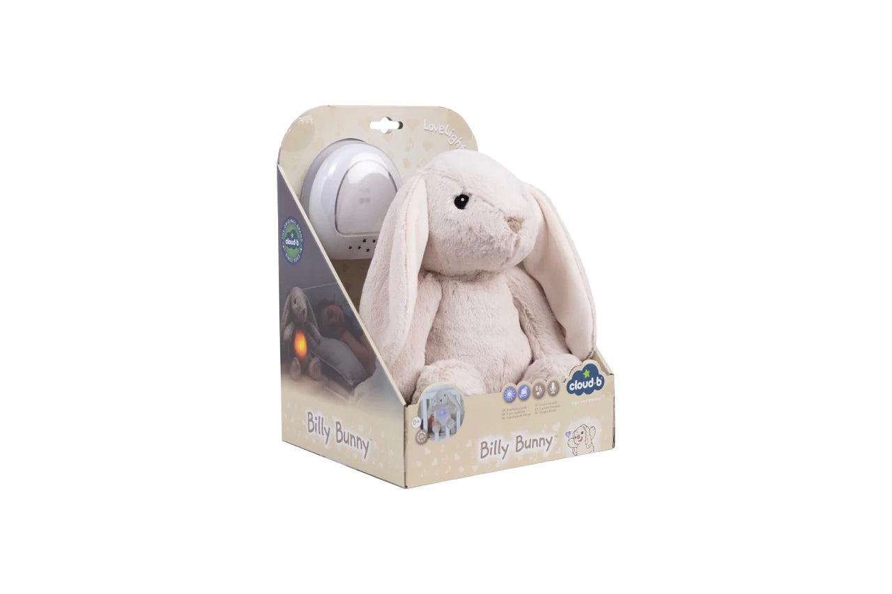 Cloud B jucarie plus muzicala cu lampa de veghe LoveLigh Buddies 0m+ Billy Bunny