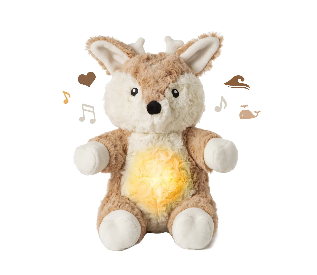 Cloud B jucarie plus muzicala cu lampa de veghe LoveLigh Buddies 0m+ Finley Fawn