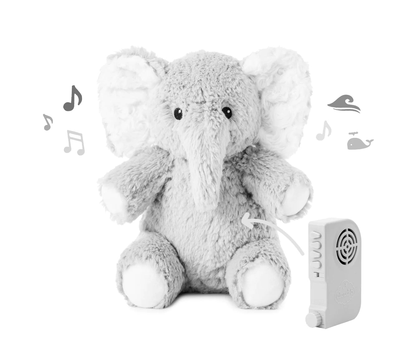 Cloud B jucarie plus muzicala On The Go 0m+ Elliot Elephan