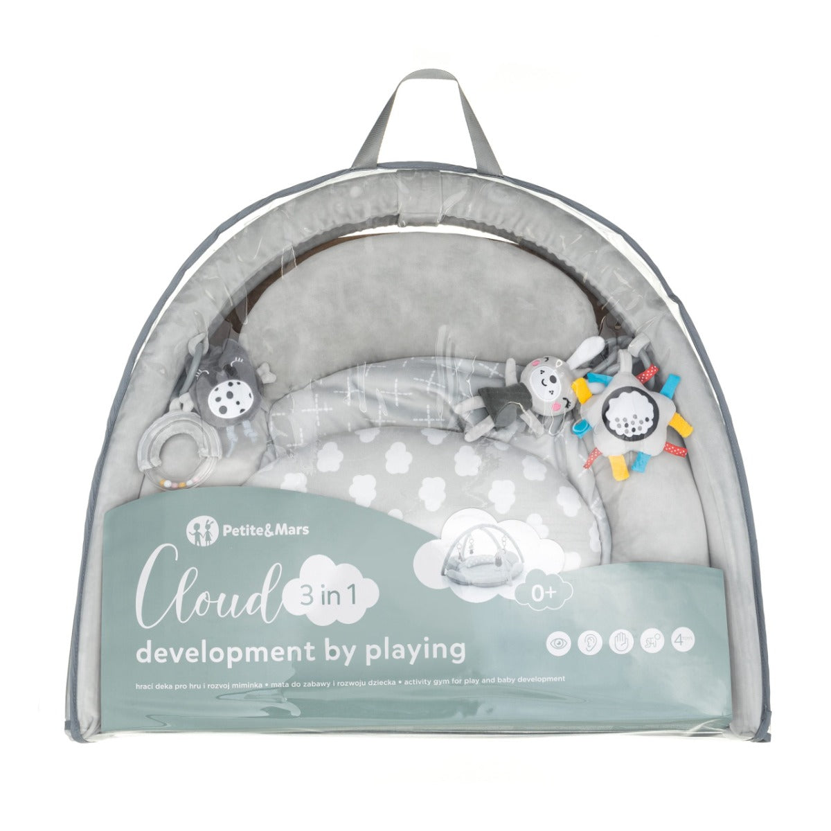 Petite&Mars covor de joaca Cloud 0m+ Silver