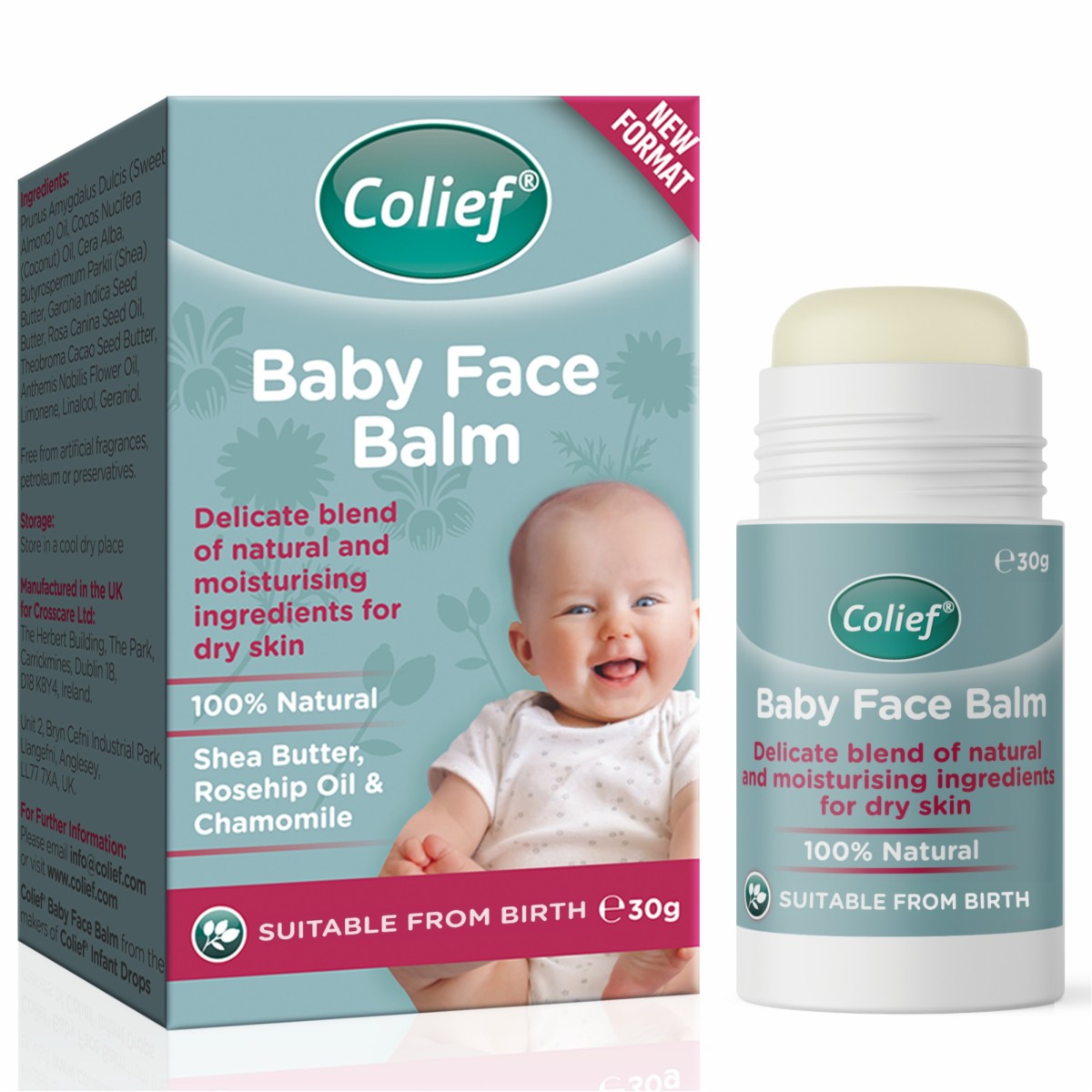 Colief Baby Balsam-stick pentru fata bebelusilor Face Balm 0m+ 30 g