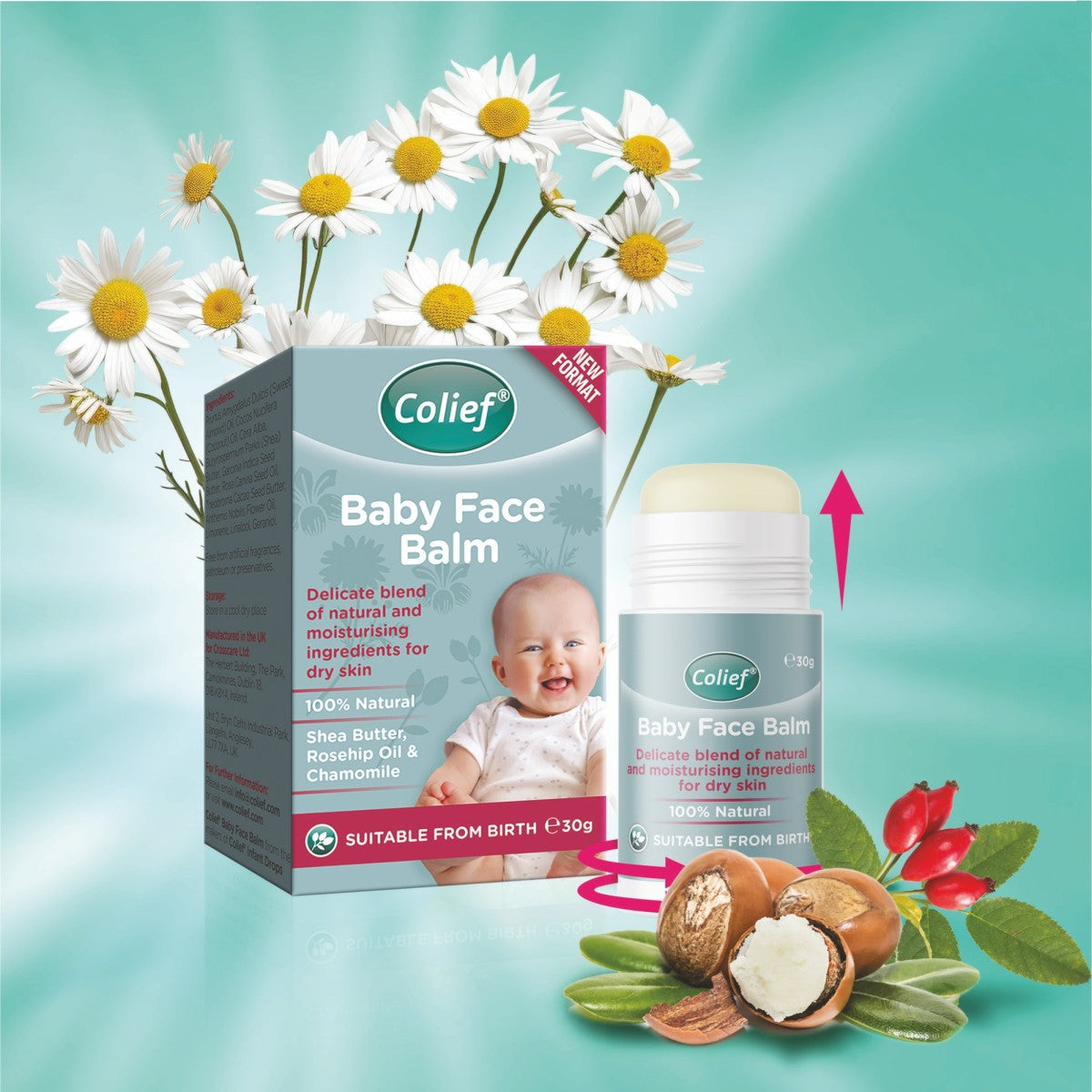 Colief Baby Balsam-stick pentru fata bebelusilor Face Balm 0m+ 30 g
