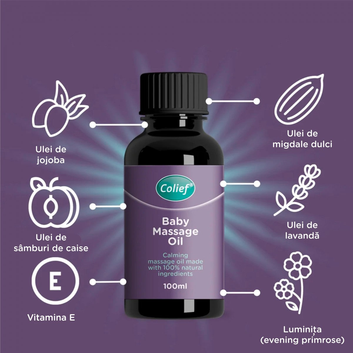 Colief Baby ulei calmant pentru masaj 0m+ 100 ml    