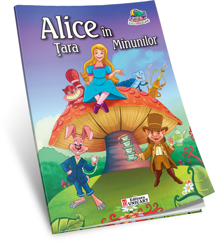 Unicart Carte de colorat  Creionul fermecat 3ani+ Alice in tara minunilor Imagine principală a produsului