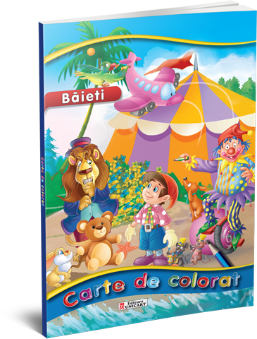 Unicart Carte de colorat  3 ani+ Baieti