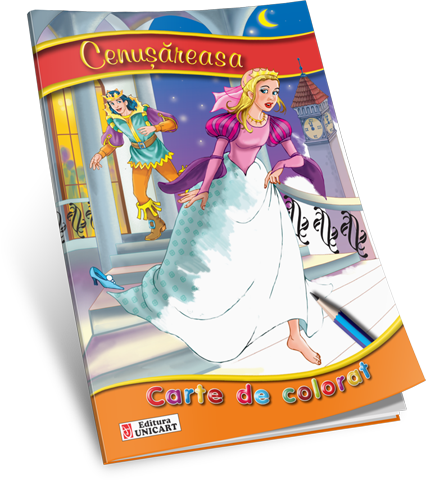 Unicart Carte de colorat  3ani+ Cenusareasa