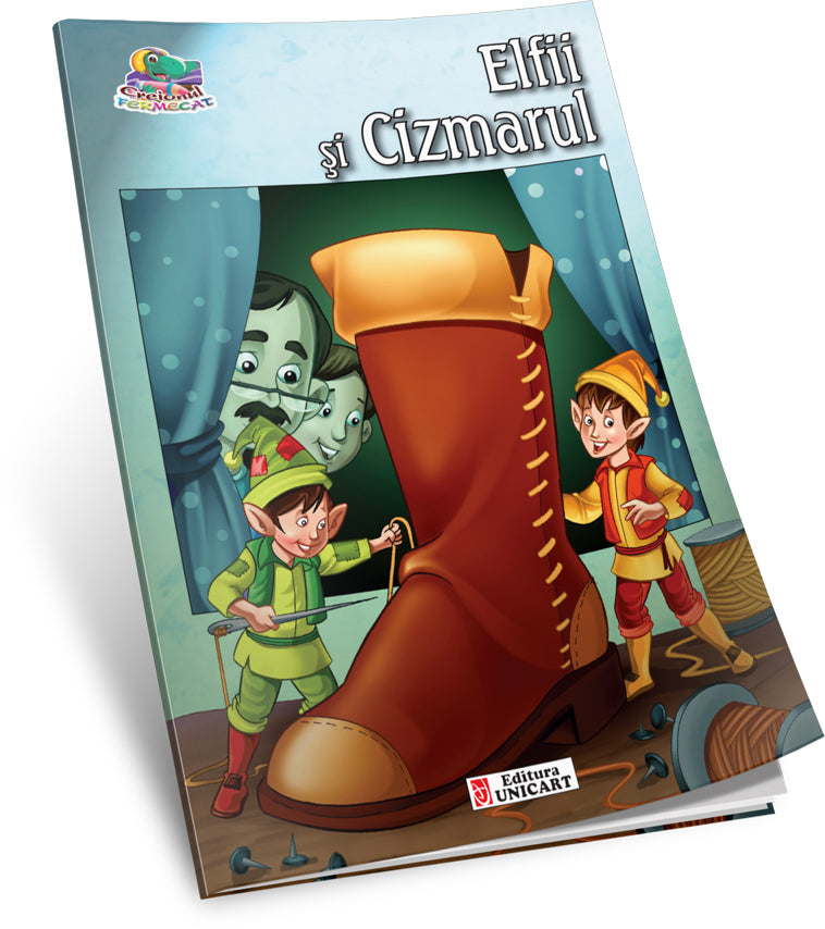 Unicart Carte de colorat  Creionul fermecat 3ani+ Elfii si Cizmarul Imagine principală a produsului