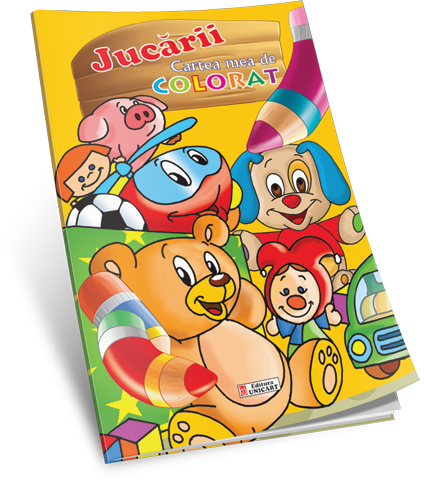 Unicart Cartea mea de colorat  3ani+ Jucarii