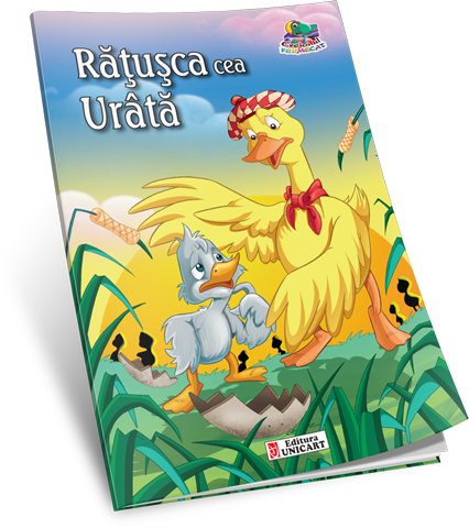 Unicart Carte de colorat  Creionul fermecat 3ani+ Ratusca cea urata Imagine principală a produsului