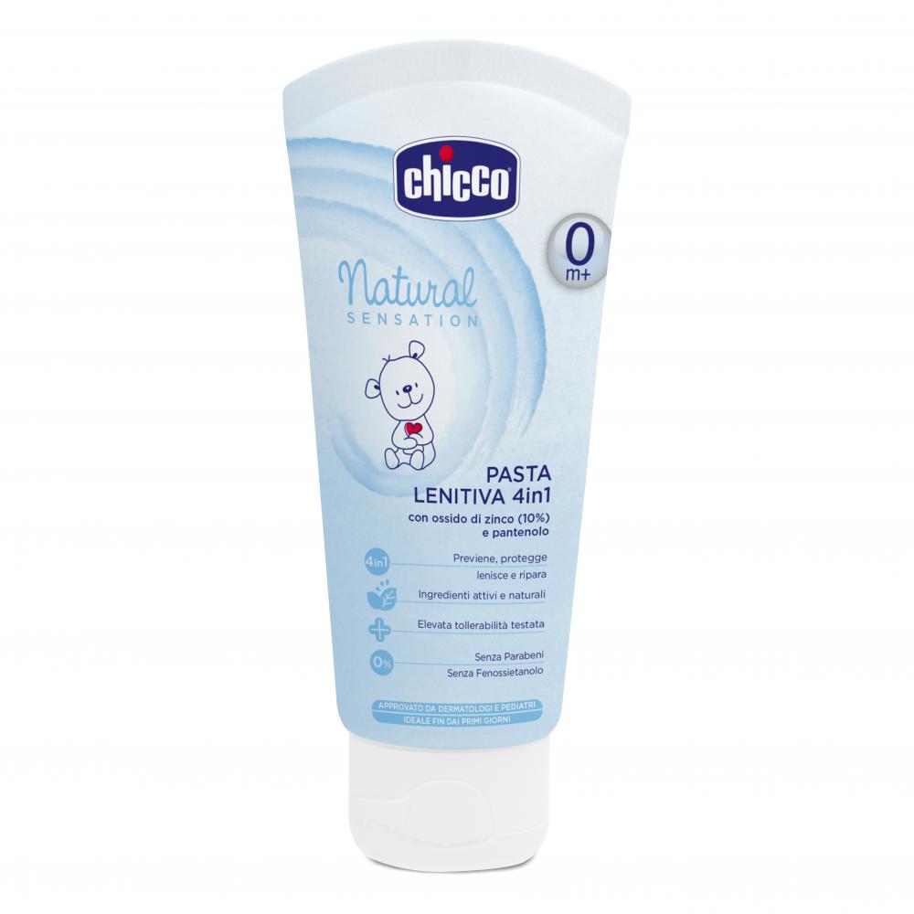 Chicco Natural Sensation crema anti-iritatii scutec 4in1 100 ml, 0+luni