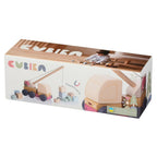 Cubika jucarie din lemn18m+ Macara Magnetica - Pastel