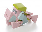 Cubika jucarie din lemn Catelul acrobat 05