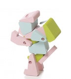 Cubika jucarie din lemn Catelul acrobat 02
