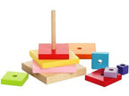 Cubika jucarie lemn Set constructii Piramida 03