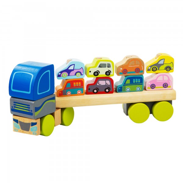 Cubika jucarie din lemn 18m+, Camion 13418