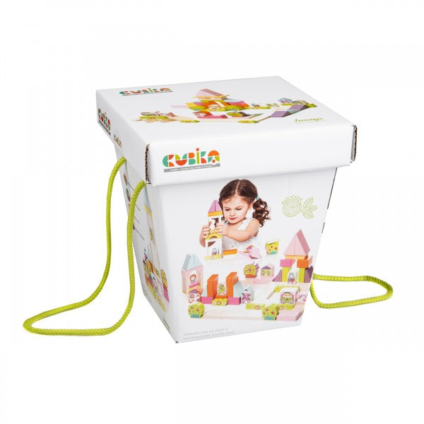 Cubika jucarie din lemn 18m+