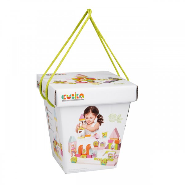 Cubika jucarie din lemn 18m+