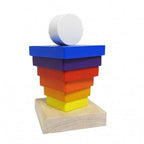 Cubika jucarie din lemn 18m+ Piramida  15269  05