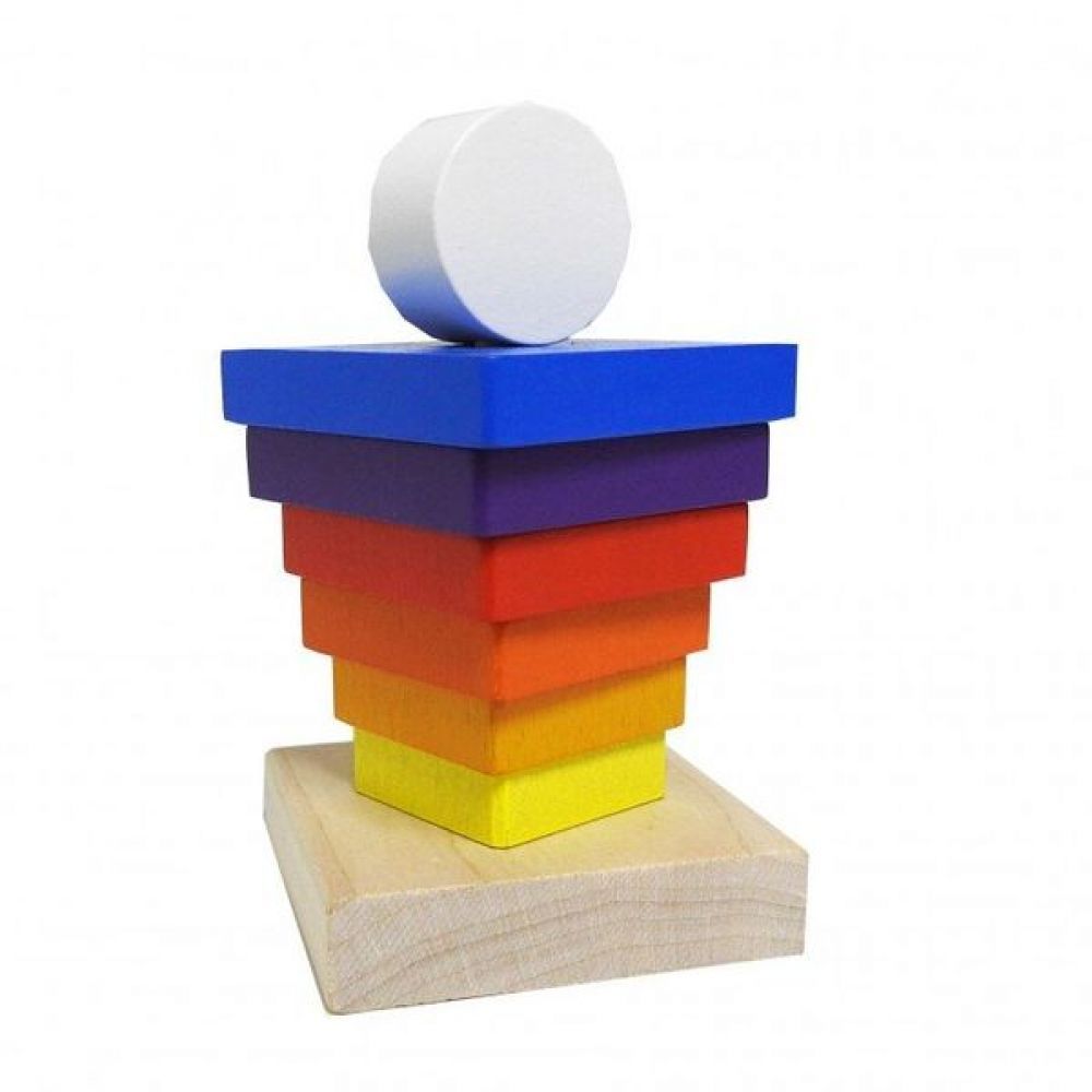 Cubika jucarie din lemn 18m+ Piramida  15269  05