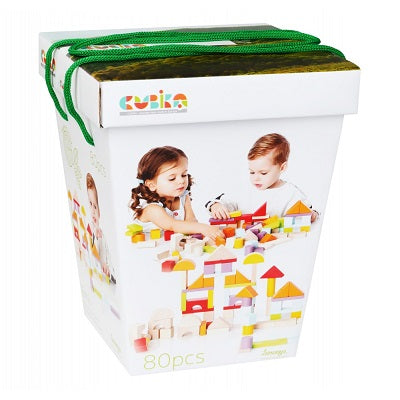 Cubika jucarie din lemn 18m+