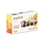 Cubika jucarie din lemn Puppy Family 15443 02