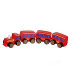 Cubika jucarie din lemn 3 ani+, Trenulet Magnetic 15375 01