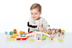 Cubika jucarie din lemn kit de constructie baietei 18m+ 13913 03