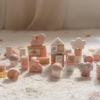 Little Dutch cuburi de constructii din lemn FSC 2 ani+ Fairy Garden