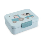 Done by Deer cutie pentru pranz cu separator 12m+ Tiny Farm Blue