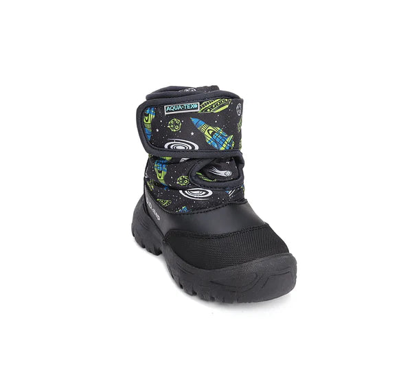 D.D.Step cizme baieti Aqua-Tex captusite 28-33 Black